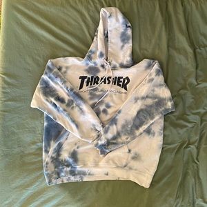Tie dyed thrasher sweatshirt